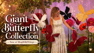 Meet the Giant Butterfly Collection Whimsical Event Decor by ShopWildThings