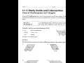 11-1 Areas of Parallelograms and Triangles
