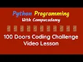 100 Doors Python Coding Challenge