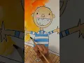 Drawing and Painting a boy DAVID Inspired by the No David Book Series