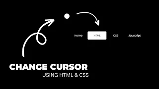 Change Cursor on Hover using CSS Vanilla Javascript Mouse Cursor Effects Online Tutorials