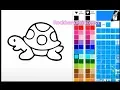 Turtle Coloring Page For Kids