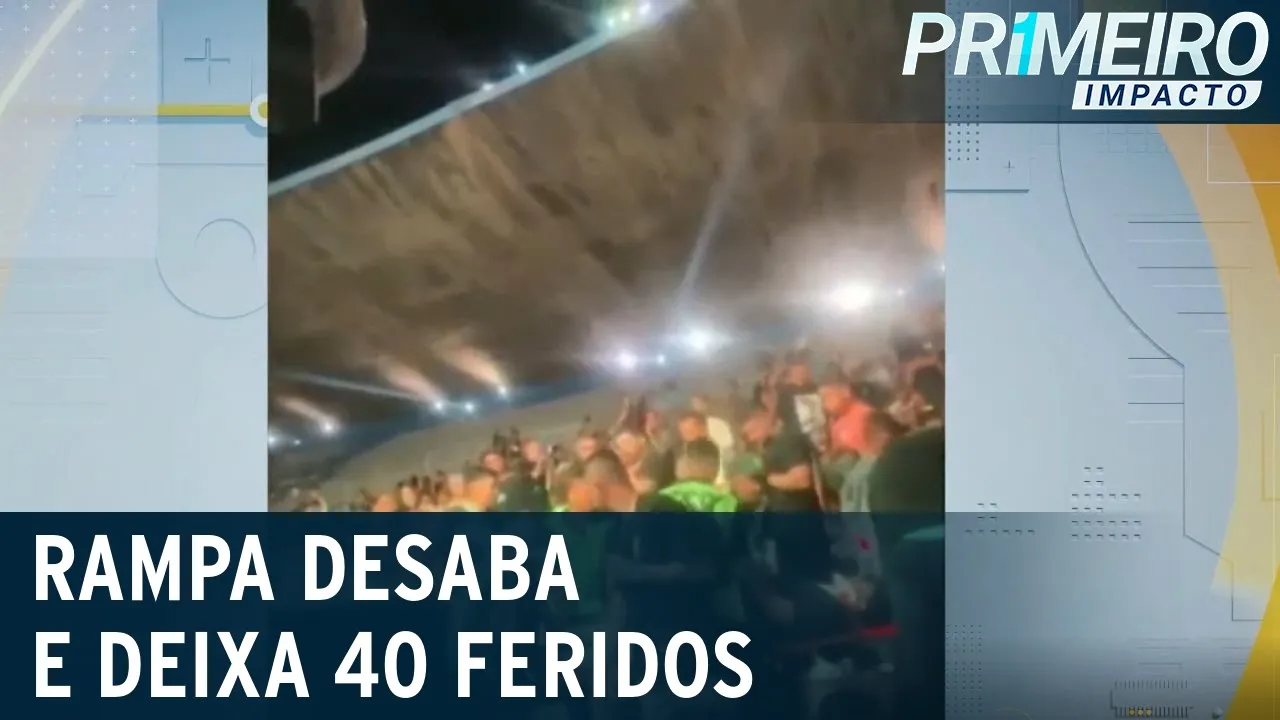 Goiânia: Rampa desaba e deixa 40 feridos em Festival de Rap | Primeiro Impacto (11/07/23)