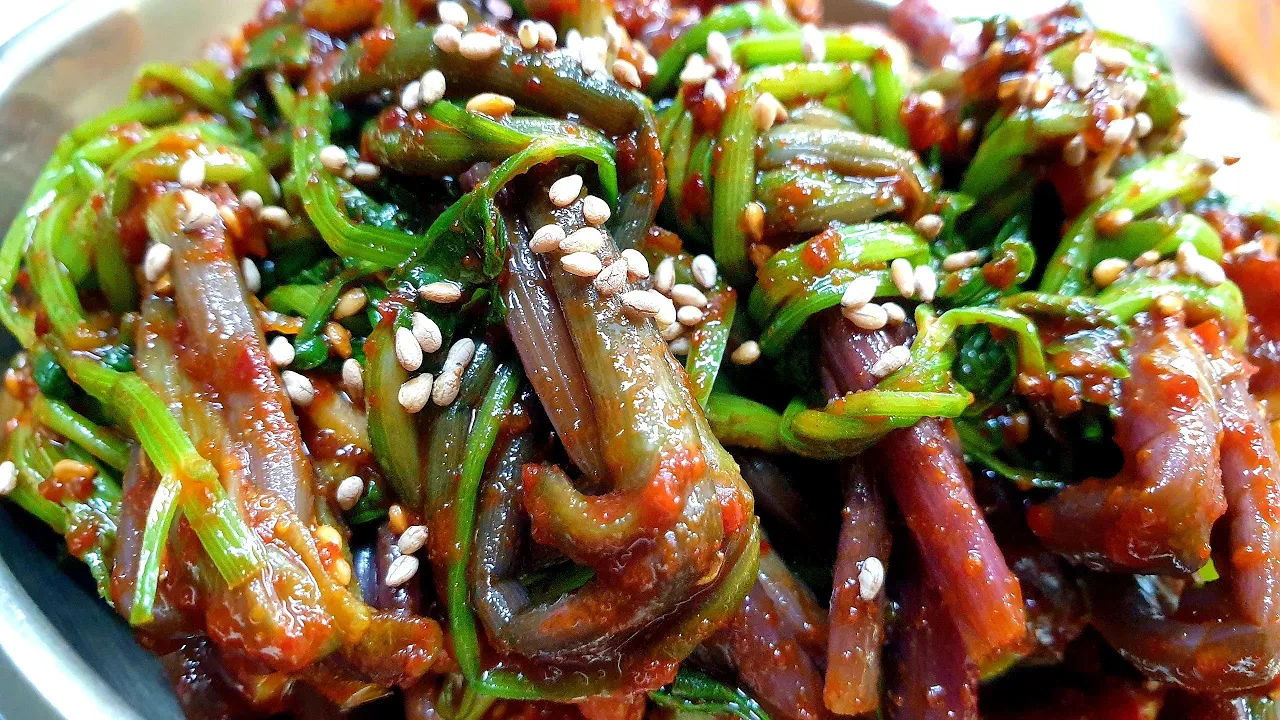 불미나리 초무침