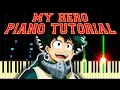 Download Lagu THE DAY (OP 1 from My Hero Academia) - Piano Tutorial