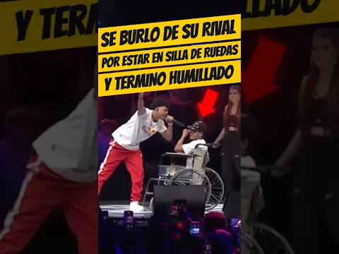 Se BURLÓ de un rapero en SILLA de RUEDAS y acabó HUMILLADO🤬☠️ #Vallest #Urko # #batallasderap