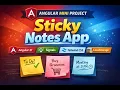 Notes App Mini Project Angular 21 Signals Search Local Storage Tailwind CSS