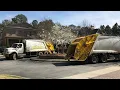 Dekalb County Rear Loader Trash Trucks In Action