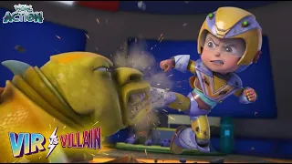 Vir The Robot Boy | Khatarnak Monster Par Vir Ka Flying Kick | Vir Vs Villain Compilation|Wow Action