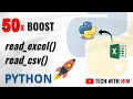 Fastest Way to Read Excel data in Python Every Programmer Must Know 50x faster Time Saving Tip