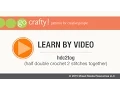 How to c2tog half double crochet 2 stitches together Go-Crafty