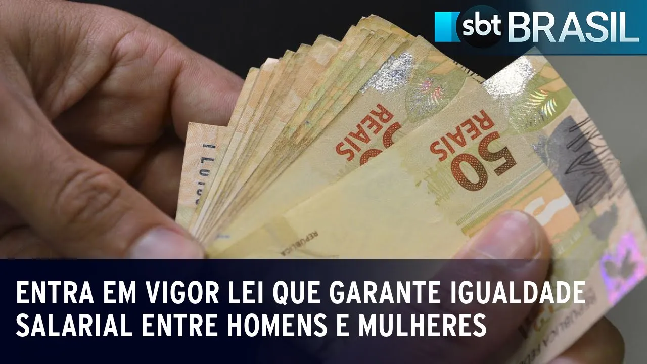 Entra em vigor lei que garante igualdade salarial entre homens e mulheres | SBT Brasil (04/07/23)
