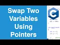 Swap Two Variables Using Pointers C Programming Example