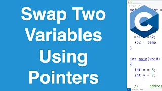 Swap Two Variables Using Pointers C Programming Example