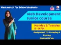 Web Development Course for School Students Get Certified Assignment 13 Coding Blocks Junior