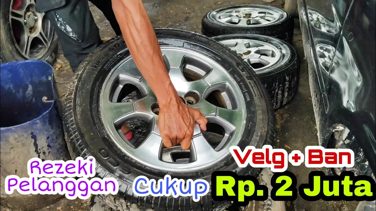 TOKO VELG DAN BAN MOBIL SATU SET SEKEN ATAU BARU