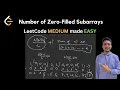 2348 Number of Zero-Filled Subarrays LeetCode Daily Challenge LeetCode POTD