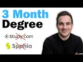 Bachelor s Degree in 3 Months WITHOUT Sophia org or Study com