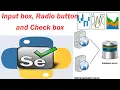 14 Selenium with Python --Working with input box radio button and check box