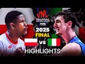 POLAND vs ITALY | FINAL | HIGHLIGHTS | Men's VNL 2025
