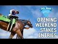 Probable Entries for Del Mar Opening Weekend Stakes