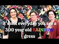 I took Safiya Nygaard to study 1700s gowns stays at Colonial Williamsburg
