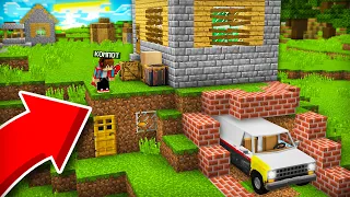 ВОЗЛЕ НАШЕЙ ДЕРЕВНИ ПОЯВИЛСЯ ЗАГАДОЧНЫЙ ДОМ В МАЙНКРАФТ | Компот Minecraft