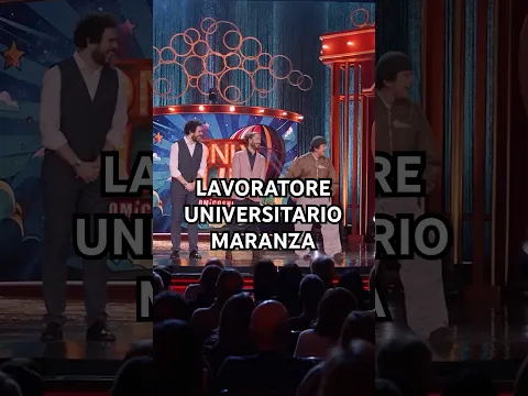 LAVORATORE - UNIVERSITARIO - MARANZA