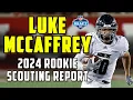 Luke McCaffery Rookie Scouting Report 2024 NFL Draft Prospect