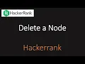 Hackerrank Delete a Node