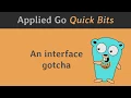 Applied Go Quick Bits 005 An Interface Gotcha