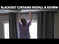 Installation And Review - Joydeco Blackout Curtains