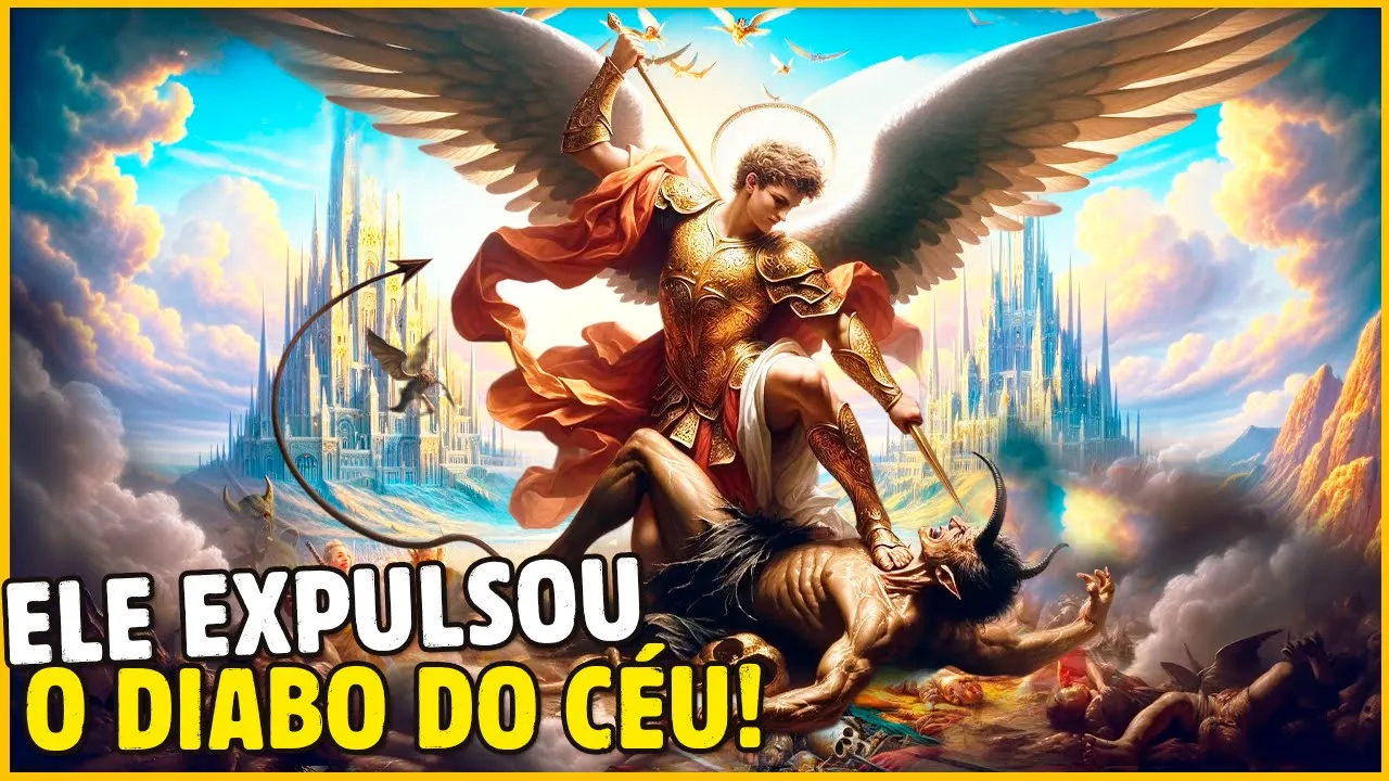 O ANJO MAIS PODEROSO DO CÉU? COMO SÃO MIGUEL ARCANJO EXPULSOU LÚCIFER DO CÉU?