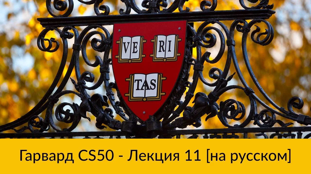 11. CS50 на русском: Лекция #11 [Гарвард, Основы программирования, осень 2015 год]