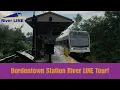 Bordentown Station Tour Checking Out the River LINE in NJ