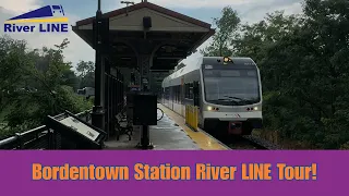 Bordentown Station Tour Checking Out the River LINE in NJ