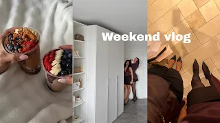 My Living Alone Diaries |  Weekend vlog with bestie🤍🎀