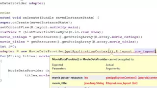 Android Studio Tutorial 19 ListView with Custom Adapter part 2