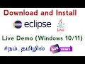 3 Download install Eclipse Java IDE live demo Set Java path Windows