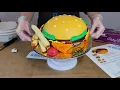 Hamburger Character Cake