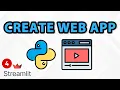 Media elements - Web App with Python Streamlit Lesson 4