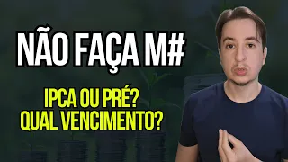 Cuidado ou vai Perder Dinheiro. Marcação a Mercado x Ações. Tesouro Pré, IPCA e Selic, ou LCI, CDB?
