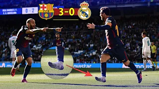 المباراة اللتي كان فيها ميسي م جرما بسبب مافعله ضد ريال مدريد 