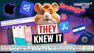 iPhone 17e release, $204M Bitcoin buy and Claude overtakes ChatGPT ⚡️ Hamster News