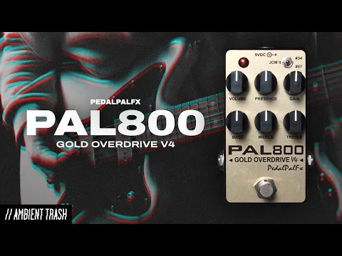 PedalPalFX PAL 800 Gold Overdrive V4 | Delicious Audio