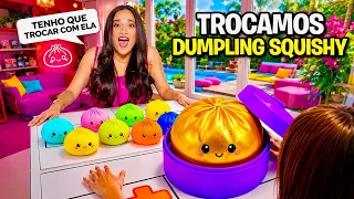 TROCA DE SQUISHYS COM DUMPLINGS ULTRA RAROS!