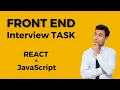 Solving a Front-End Interview Task Creating a Custom Pie Chart in Vanilla JavaScript and React JS