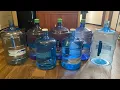 Primo water and American Maid water bottles