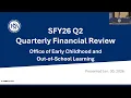 Quarterly Financial Meeting January 30 2026