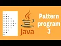 Star Pattern Programs-3 Logic in Java Programming Knowledge